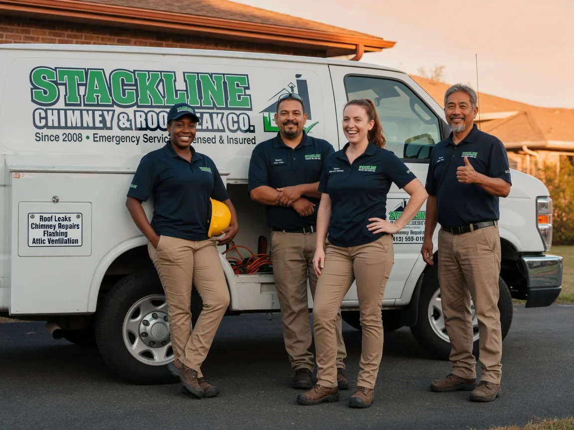Chimney flashing repair company in French Camp, CA